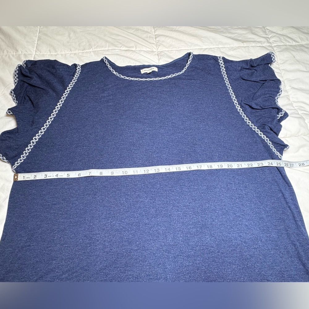 Cute Navy and White Pants and Shirt Set Women’s Size 3XL - Picture 7 of 16